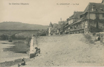 Argentat : "La Corrèze illustrée - 13. Argentat - Le port".