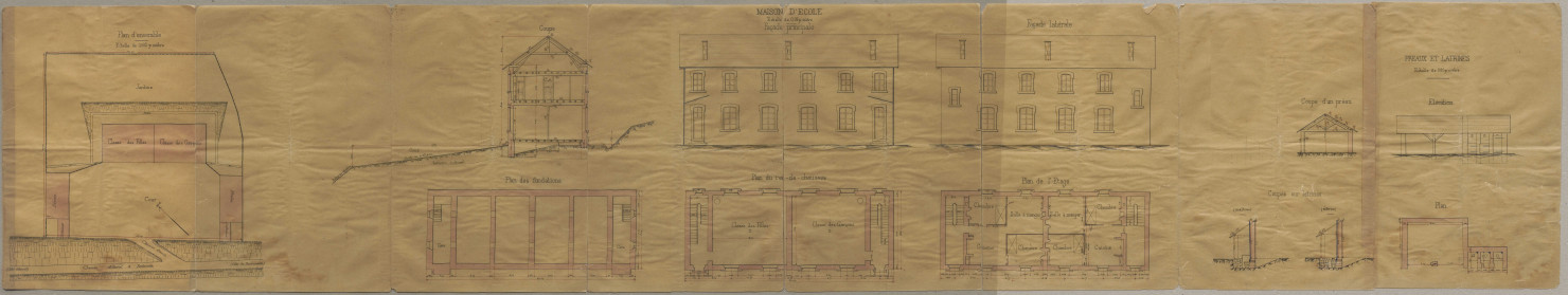 Création d'une école mixte au hameau de Mortefonds ; construction des maisons d'école d'Enval, Mazelaigue et Mortefonds.