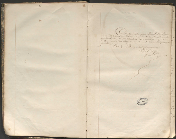 Délibérations du conseil municipal. 11 février 1855-12 novembre 1871