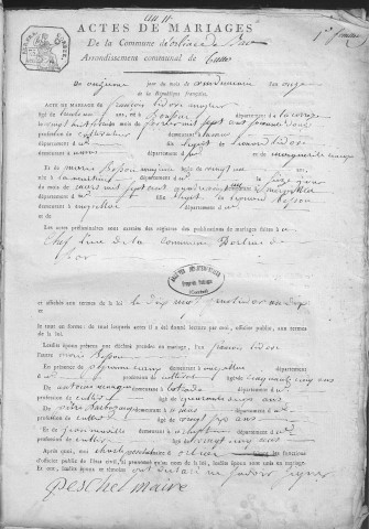 Mariages (1803-1848)