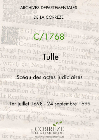 Sceau des actes judiciaires.