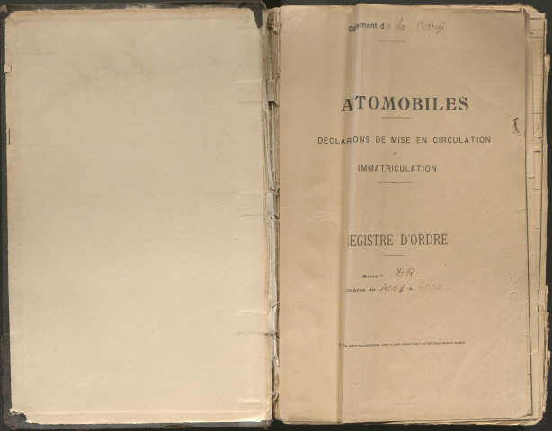 N° 4001 à 6000 (DR)