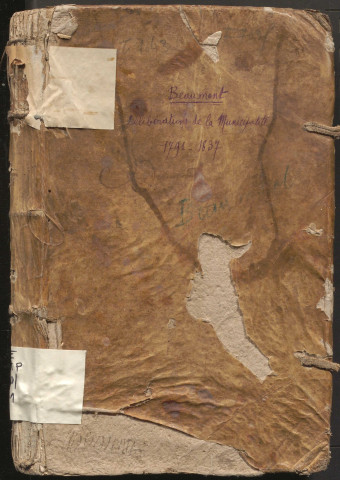 Délibérations du conseil municipal. 23 janvier 1791-06 août 1837