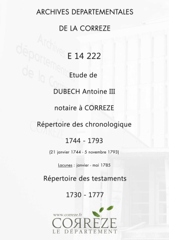 Répertoires