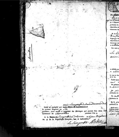 Mariages (1802-1842)