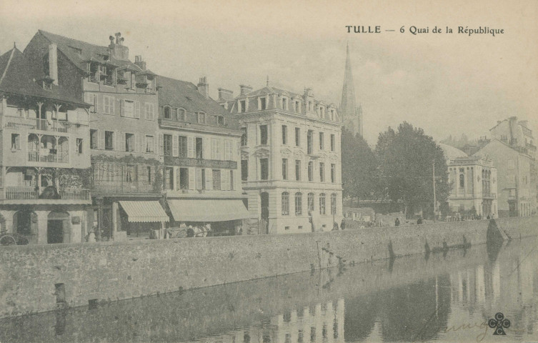 Tulle : "Tulle - 6 - Quai de la République".
