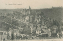 Uzerche : "41 - Uzerche , vue d'ensemble".