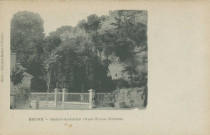Brive-la-Gaillarde : "Brive - Saint-Antoine - (Vue d'une grotte)".