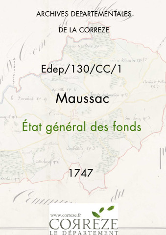 État général des fonds.