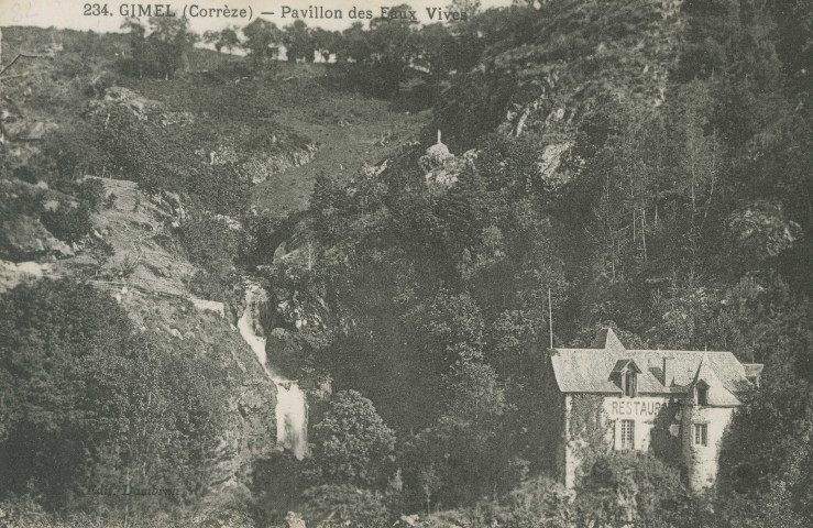 Gimel : "234. Gimel (Corrèze) - Pavillon des eaux vives".