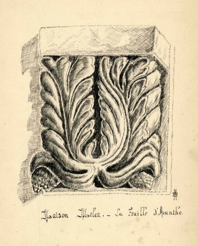 La feuille d'acanthe.