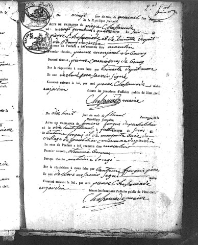 Naissances (1803-1848)