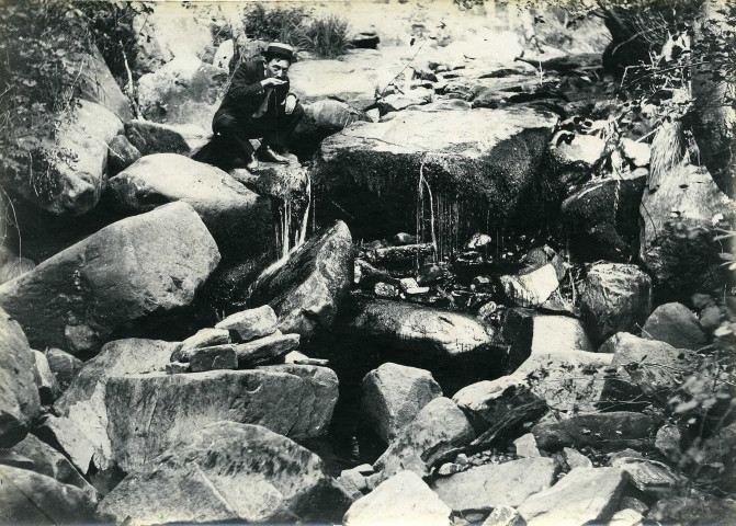 Vallée du Coiroux, dans le ruisseau.