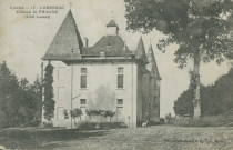 Lubersac : "Corrèze 13 - Lubersac - Château de Fragne (côté Levant)".