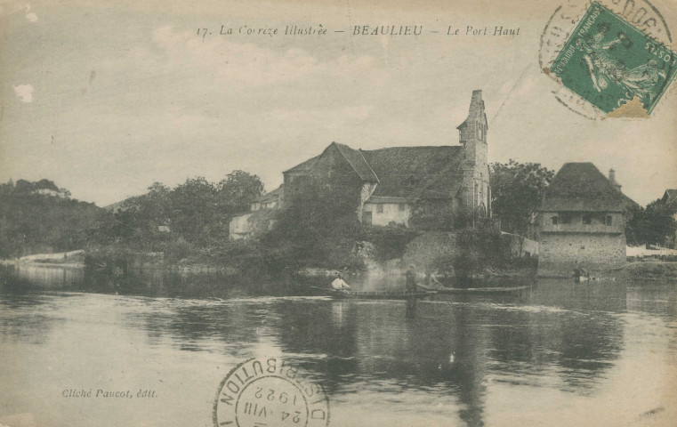 Beaulieu-sur-Dordogne : "17. La Corrèze illustrée - Beaulieu - Le port haut".