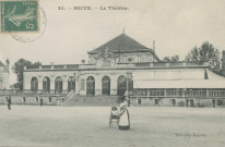 Brive-la-Gaillarde : "25. - Corrèze. - Brive. - Le théâtre".