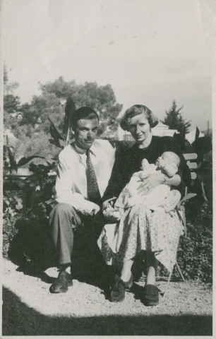 Peter Lake avec son épouse et leur fille.