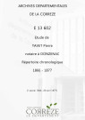 Répertoire chronologique : 1 janvier 1866-20 avril 1877