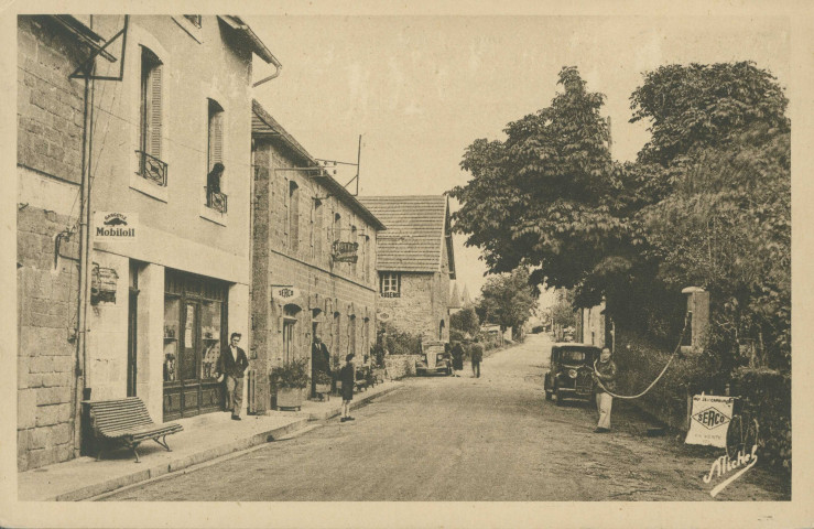 Clergoux : "La Corrèze touristique - Clergoux. - Route de Montaignac".