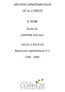 Répertoire chronologique et alphabétique : 1789-1809
