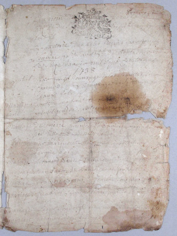 Répertoire chronologique : 1738-1780