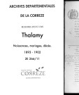 Naissances, mariages, décès (1893-1902)