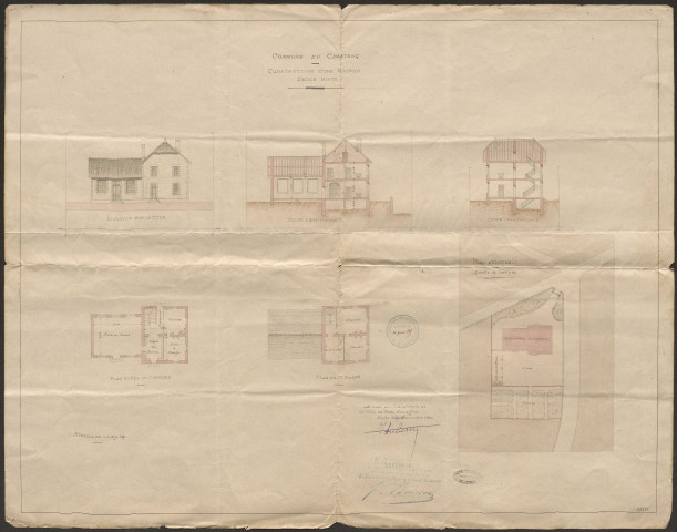 Maison d'école.