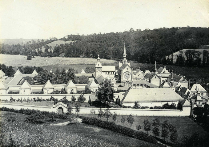 Chartreuse du Glandier, vue générale.