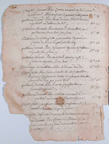 Répertoire chronologique : 1756-1772
