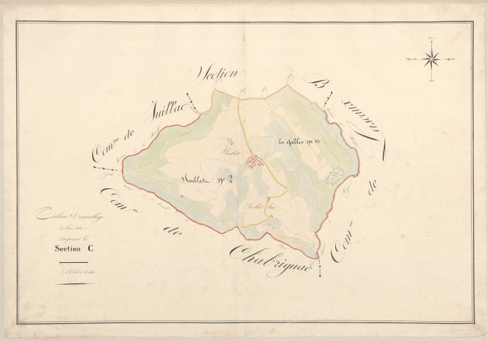 Tableau d'assemblage de la section C