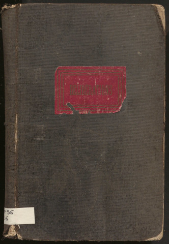 Registre de délibérations. 1er juin 1913-30 mai 1930