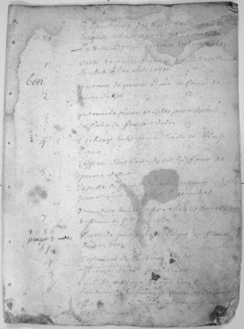 Répertoire chronologique : 1685-1741