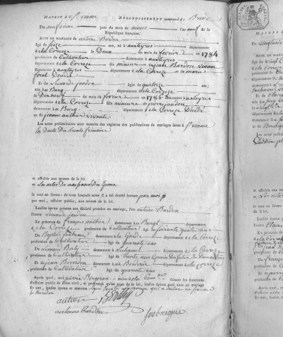 Mariages (1801-1842)