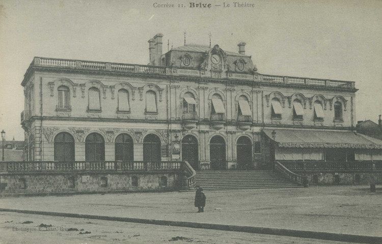 Brive-la-Gaillarde : "Corrèze - 11. Brive - Le théâtre".