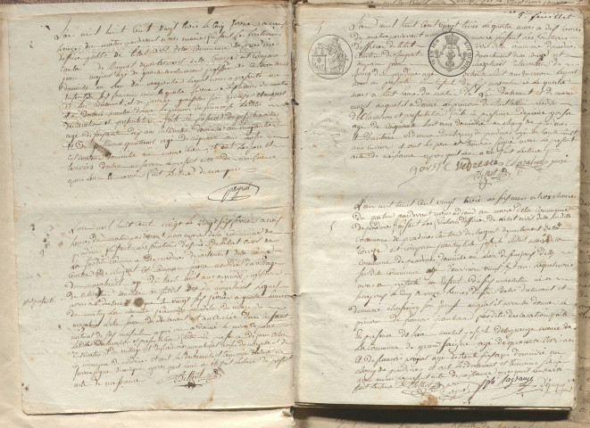 Naissances, mariages, décès (1823-1832)