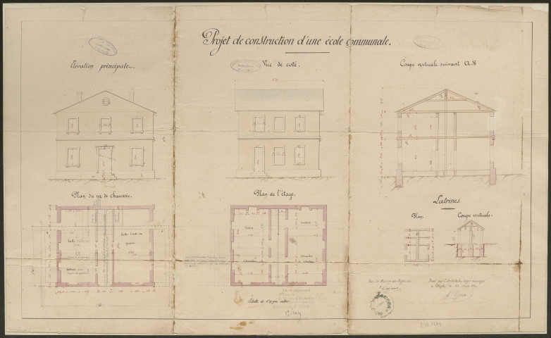 Maison d'école.