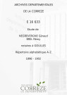Répertoire alphabétique : A-Z 1896-1902