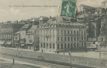 Tulle : "15 - Tulle - Quai de la République - Hôtel des postes".