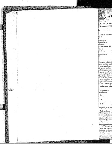 Mariages (1801-1842)