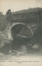 Gimel : "Corrèze - 1. - Gimel - Pont sur la Montane avant la première cascade".