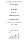 Répertoire chronologique : 5 juin 1773-28 octobre 1781