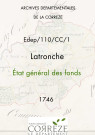 État général des fonds. 20 juin-14 juillet 1746