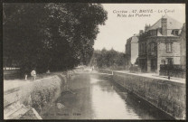 Brive-la-Gaillarde : "Corrèze - 47. Brive - Le canal - Allée des platanes".