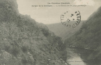 Corrèze, vallée de la Dordogne : "La Corrèze illustrée - Gorges de la Dordogne - 14. Le chemin de rive, près Saint-Projet".