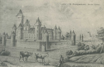 Arnac-Pompadour : "Corrèze - 28 - Pompadour, ancien château".