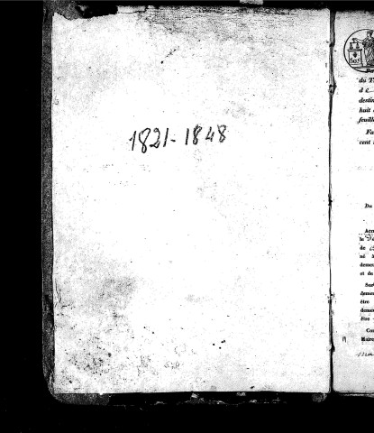 Décès (1821-1848)