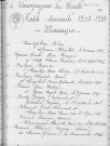 Tables décennales des mariages (1943-1952)