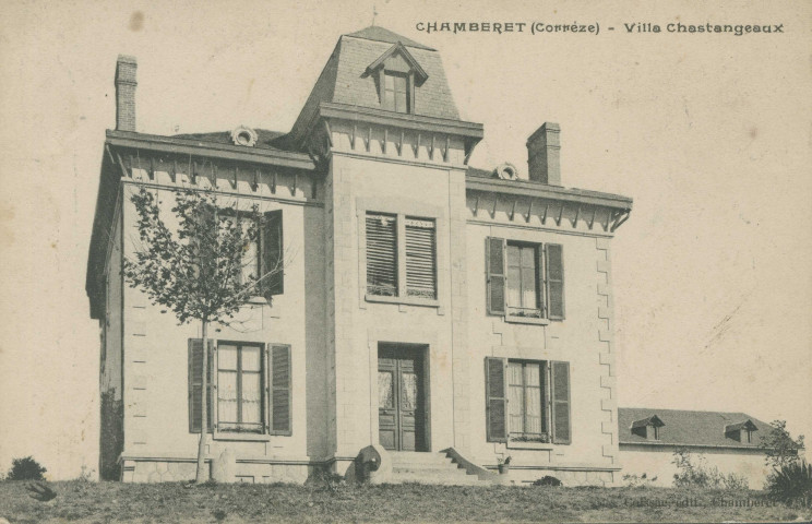 Chamberet : "Chamberet (Corrèze) - Villa Chastangeaux".