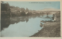 Argentat : "5. Argentat (Corrèze) - Le port".