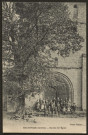 Hautefage : "Hautefage (Corrèze) -Entrée de l'Eglise".